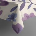 thumbnail image 4 of Pioneer Flower Floral Print Pattern Rectangle Tablecloth 60"x102",Waterproof Polyester Rectangle Table Cloth, Wipeable Spillproof Polyester Tablecloth for Dining, Camping, Indoor and Outdoor, 4 of 6