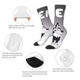 thumbnail image 4 of Saiise Bluey Funny Socks Men Women Adults Novelty Graphic Crew Tube Socks Crazy Design Casual Dress Socks for Sports,Running,Travel, 4 of 7