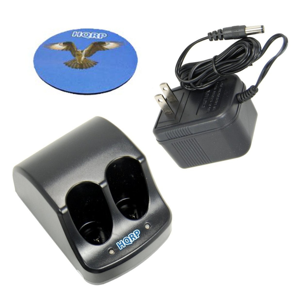 HQRP Dual Battery Charger for Black & Decker 3.6V Versapak VP100 VP110