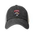 thumbnail image 2 of Florida Panthers Cowboy Mesh Baseball Cap Black One Size, 2 of 5