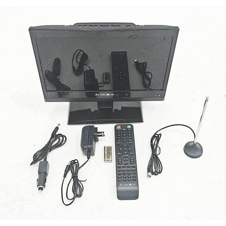 Audiobox 13-In. HD Portable TV/DVD Combo with Remote, Car Charger