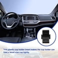 thumbnail image 4 of Kenally 1 pieza de plástico negro para consola central delantera de coche portavasos inserto divisor de bebidas para Camry Highlander Vehículos, repuestos y accesorios Mis, 4 of 6