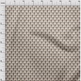 thumbnail image 3 of oneOone Georgette Viscose Light Brown Fabric Triangle Geometric Sewing Craft Projects Fabric Prints By Yard 42 Inch Wide, 3 of 4