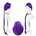 thumbnail image 2 of Kpop Demon Hunters Rumi Zoey Wiges | Long Straight Cosplay Hair for Anime Costume, 2 of 4