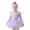 Purple, variant on Long Sleeve Ballet Leotard Girls With Detachable Tutu Skirt Dance Gymnastics Performance Elegant Twirl Outfit Recital Practice Clothes