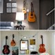 thumbnail image 5 of Gancho de suspensión de pared para guitarra, soporte de guitarra de Metal negro para bajo eléctrico acústico, ukelele, mandolina Banjo JM, 5 of 5