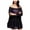 Black, variant on FREE PEOPLE Womens Black Embroidered Long Sleeve Off Shoulder Mini Dress XS