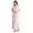Pink, variant on Artfasion Womens Long Flannel Bathrobe Solid Soft Plush Bath Robe Microfiber Fleece Full Length Sleepwear