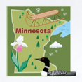 thumbnail image 2 of CafePress - Minnesota Map Infant Bodysuit - Baby Light Bodysuit, Size Newborn - 24 Months, 2 of 4