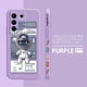 thumbnail image 3 of Case For VIVO S5 S6 S7 S9 S10 S15 S16 S16E T1 V15 V20 V23 PRO 5G Simple Liquid Silicone Case Funny Astronaut Spacewalk, 3 of 5