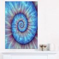 thumbnail image 1 of Design Art - Motif Fibonacci Bleu, 1 of 3