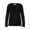 thumbnail image 3 of Time and Tru Women's Super Soft Button Cardigan, Sizes XS-XXXL, 3 of 5