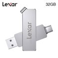 thumbnail image 1 of Lexar Lexar Dual-Interface USB 3.1 Type-C/A Flash Drive 32GB, High-Speed Storage for Phones & Computers with 256-bit AES Encryption, 1 of 6