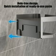 thumbnail image 6 of Self Adhesive Toilet Paper Holder with Phone Shelf,Wall Mount Toilet Paper Holder,Rustproof Plastic Paper Roll Holder - Bathroom Washroom Tissue Roll Holder with Storage Shelf, 6 of 8