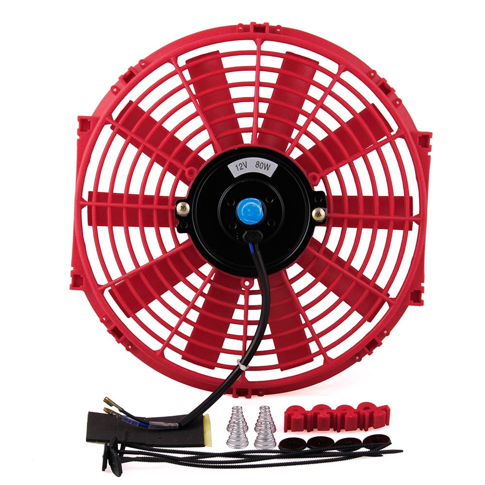 Electric Radiator Cooling Fan 12" 12V Universal Car High Power Pull Racing Electric Radiator