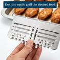 thumbnail image 7 of Outdoor Metal Food Tray Grease Deflector | Mesh Cover Grease Collector | Efficient Drip Management for BBQ Grill Cooking | Durable, Easy Clean Baking Tray Baffle | BBQ Tools for Outdoor Grilling, 7 of 7