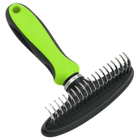 UPC: 0810051331752 | Pet Life ® Flex Series Undercoat Dematter Grooming Pet Rake