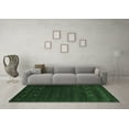 thumbnail image 3 of Ahgly Company Indoor Round Abstract Emerald Green Contemporary Area Rugs, 5' Round, 3 of 4