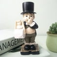 thumbnail image 6 of Walbest 5.9" Comical European Gentleman with tissue Butler Statue Stable Resin Handicraft Ornament, Funny Gentleman Butler Sculpture Decor for Home Office Toilet, 6 of 7