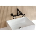 thumbnail image 2 of Kingston Brass KS7255BEX Essex Double-Handle 2-Hole Wall Mount Bathroom Faucet in Oil Rubbed Bronze, 2 of 8