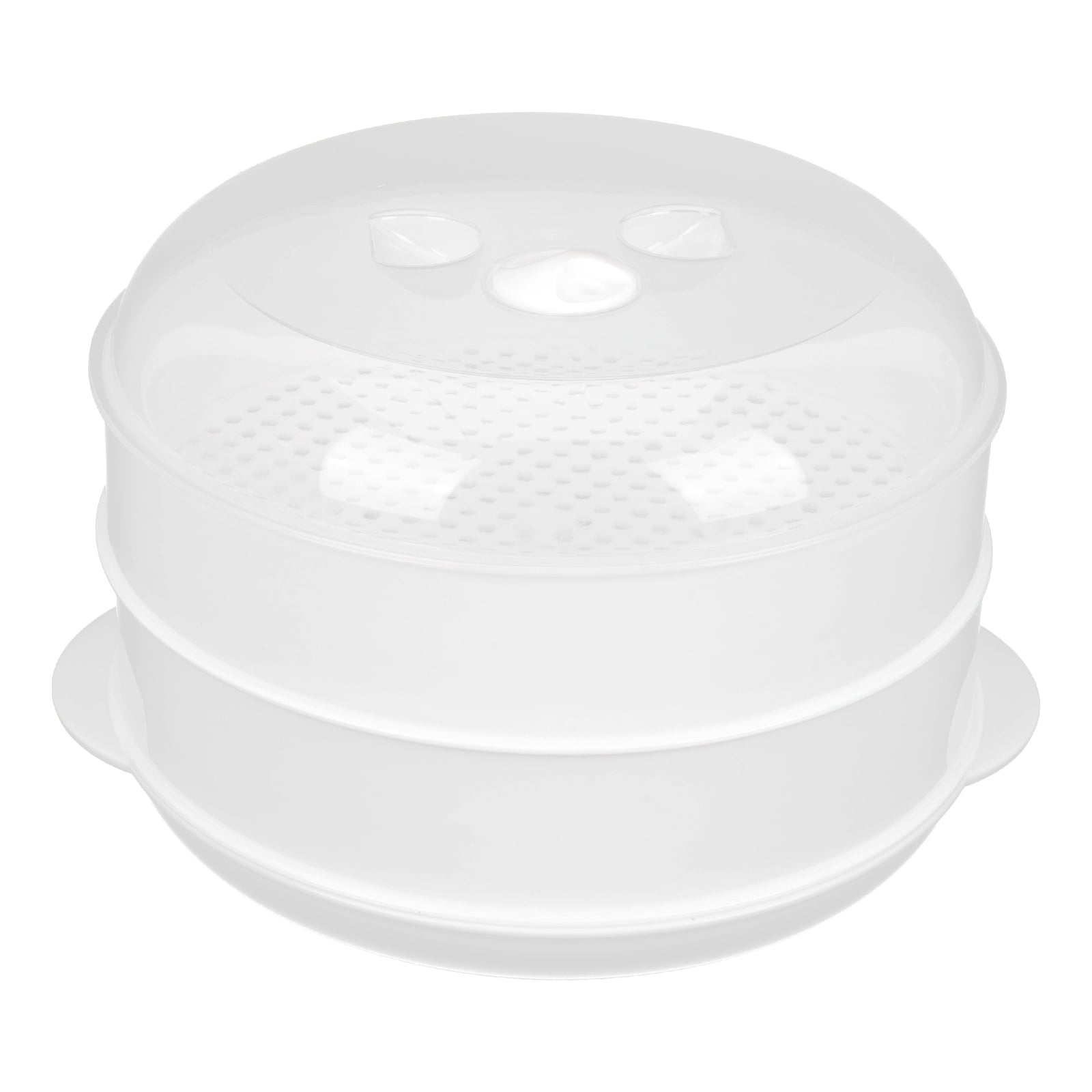 Microwave Steamer Double Layer Plastic Steamer Household Food Vegetable