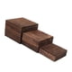 thumbnail image 5 of Juego de 3 Soportes de Madera para Pasteles Y Cupcakes, Elevadores para Buffet, Soporte Cuadrado Multifuncional para Postres, Ideal para Bodas, Fiesta, 5 of 9