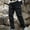 Black, variant on FDGIU Men's Lightweight Stretch Cargo Work Pants - Ripstop Hiking Pants with Pockets, Outdoor Tactical Pants for Men
