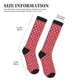 thumbnail image 2 of Lsque Ladybugs And White Dots Pattern Sport Compression Socks for Men & Women 15-20 mmHg Knee High Nurse Pregnant Running Medical and Travel Athletic, 2 of 6