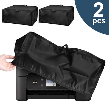 2pcs Printer Dust Cover, TSV Waterproof Universal Printer Protector Compatible with Epson XP-4100, HP DeskJet 4155, Canon TS3322