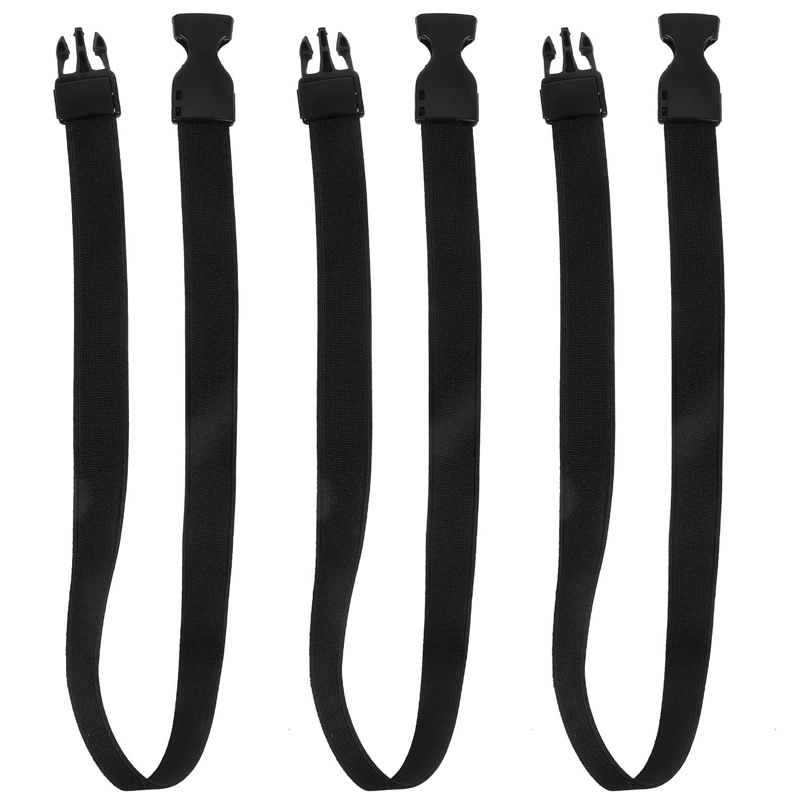 Supvox Trash Can Band Black Elastic for Versatile Use and Reliable Hold 15Pcs
