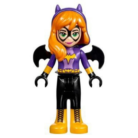 LEGO DC Super Hero Girls Batgirl Minifigure [Black Legs, Bright Light Orange Boots] [No