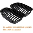 thumbnail image 2 of Parrilla de vehículo CALU LUKY BMW Serie 3 E46 98-01 negra, paquete de 2, 2 of 7