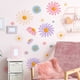thumbnail image 2 of Colorful Floral Background Decoration Wall Stickers Warm Bedroom Self-adhesive Wall Stickers, 2 of 5