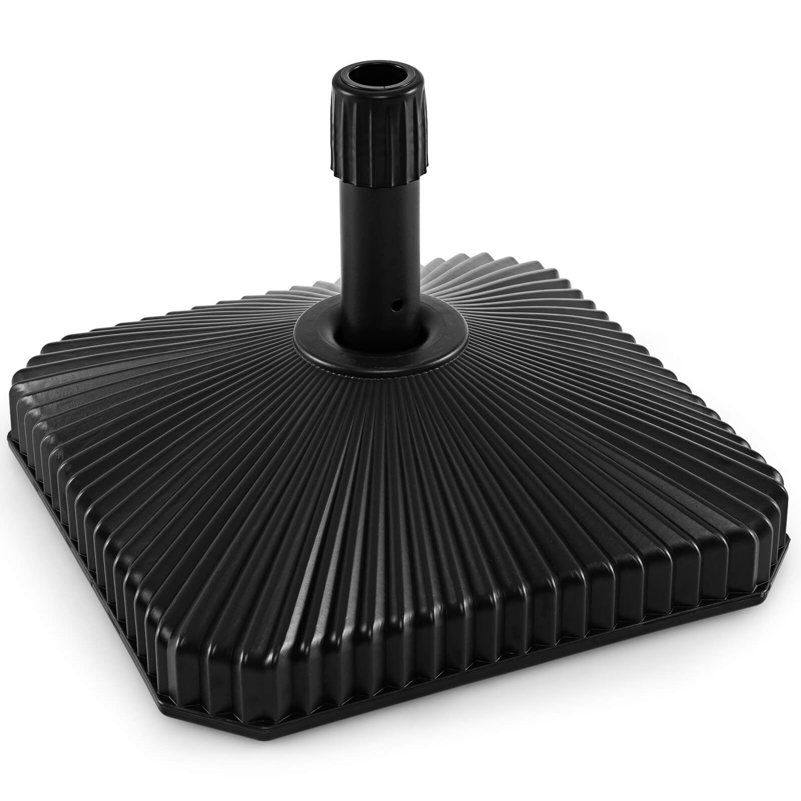 hampton bay 26 lbs. outdoor patio umbrella base in black Best Choice Products 123lb Capacity Fillable Mobile for Patio, Deck, 4 Wheels The fabric effectively blocks harmful UV rays Mainstays Outdoor 26lb Steel Round