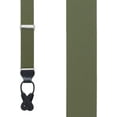 thumbnail image 2 of SuspenderStore Grosgrain Solid Color Suspenders -1.38-Inch Wide - Button - 2 Sizes, Array Of Beautiful Colors, 2 of 4