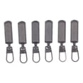 thumbnail image 2 of Metal Zipper Head, Zipper Pull Tab Easy To Replace Stainless Steel  For Wallets Grey, 2 of 8