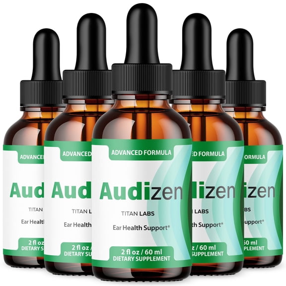 Audizen Ear Health Support Drops Natural Formula Healthy Hearing Supplement 150 Servings