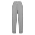 thumbnail image 5 of BXINGOHAI Women's Casual Joggers Pants V Crossover High Waisted Baggy Lounge Bottoms Pants 2024 Fall Winter Sweatpants Today Gray,L, 5 of 5