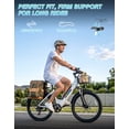 thumbnail image 3 of AZHAR GT30 Electric Bike for Adults 26", 750W Peak E-Mountain Bicycle, 20MPH Fat Tire Ebike, 48V 10.4Ah Removable Battery, 7 Speed and Front Suspension with Rear Rack Class 2 UL2849, 3 of 10