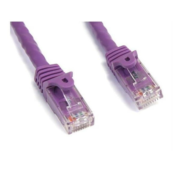 StarTech  10 Ft Purple Snagless Cat6 Patch Cable - 10 feet - Purple