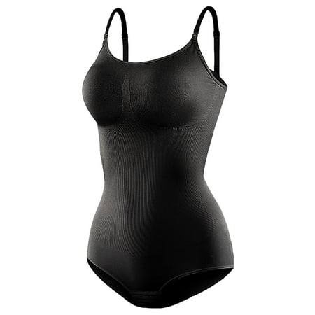 

Bodysuit for Women | Breathable Tummy Control Shapewear with Hooks Bottom | Seamless Sculpting Thong Body Shaper for Women