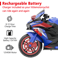 thumbnail image 7 of Zogymoz 12V Kids Motorcycle with Remote control, Ride on Motorcycle for Kids, Battery Powered Motorcycle Toy with Bluetooth, Music, Light, 7 of 7