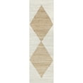 thumbnail image 2 of nuLOOM Pandora Diamond Jute Ivory 2' 6" x 6' Geometric Runner Rug, 2 of 9