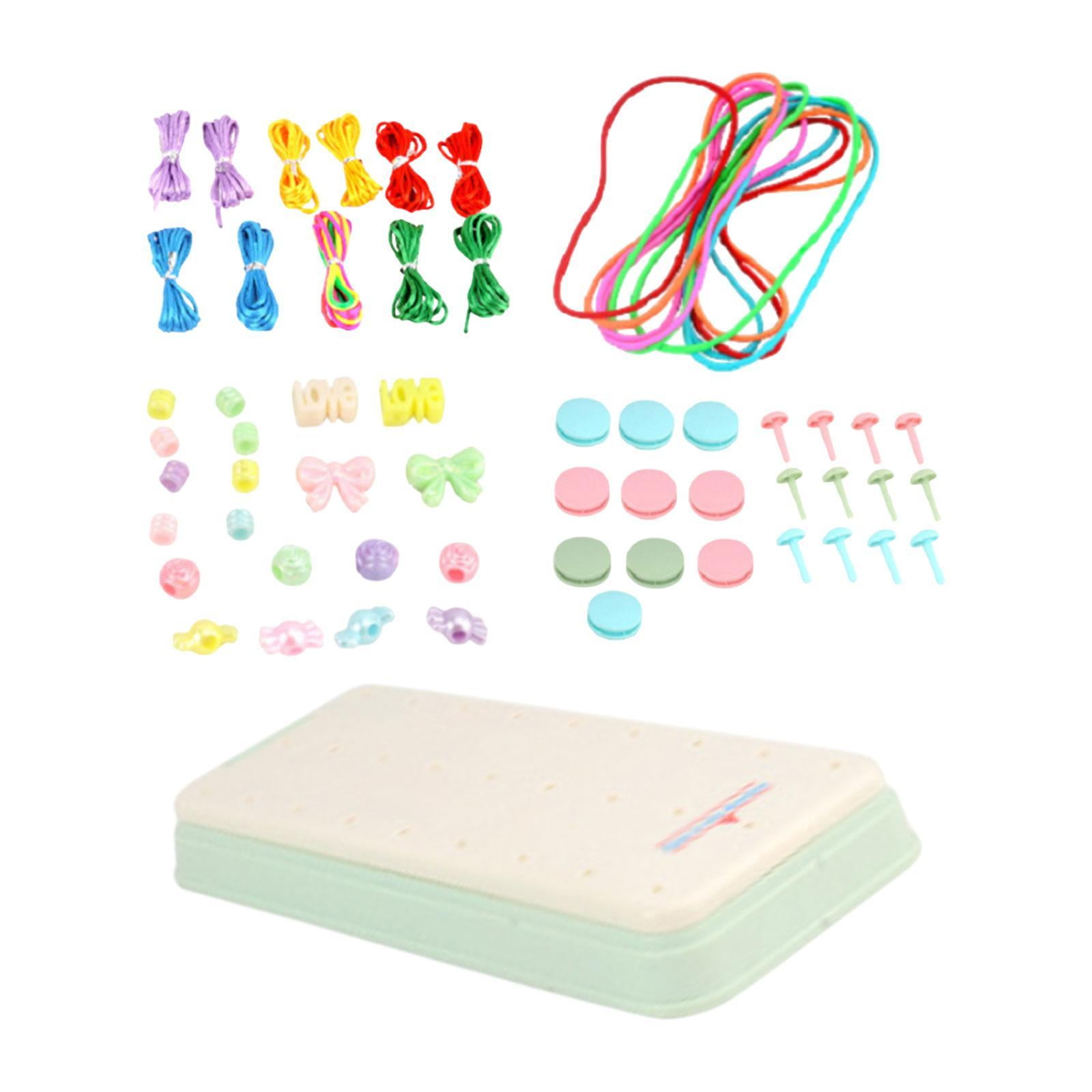 balikha DIY Bracelet Making Bracelet Making Colorful DIY Friendship Bracelet Maker Crafting Toy for Kids for Adults Teen Party Supply green
