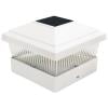 

Xewsqmlo 3pcs LED Solar Column Light Pillar Lamp Outdoor Villa Yard Garden Decor (White)