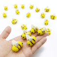 thumbnail image 2 of Materiales para manualidades TIHOOD Bolas de fieltro de lana Abeja x20, 2 of 6