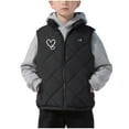 thumbnail image 4 of Favoffer Kids Heated Vest Boys and Girls Lightweight Heating Vest Jacket Coat 13-Zone Carbon Fiber Heating Waistcoat Teen 6-17Y, 4 of 9