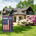 thumbnail image 5 of 2025 April & May Hands Off Protest Signs, Social Security And Medicare Protest Flag Vivid Color Fade Resistant Polyester Room Decor Indoor Outdoor(Without Flagpole), 5 of 5