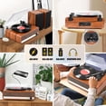 thumbnail image 4 of Reproductor de discos de vinilo Udreamer con Bluetooth 5.3 y altavoz, 4 of 8