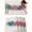 Geometriccbt27009, variant on Cotton Linen Red White and Blue Stars Placemat 4th of July Placemats Set of 6, Red Blue Stars Firework Non-Slip Table Mats for Dining Table,12x18 Inch Heat Insulation Patriotic Place Mats